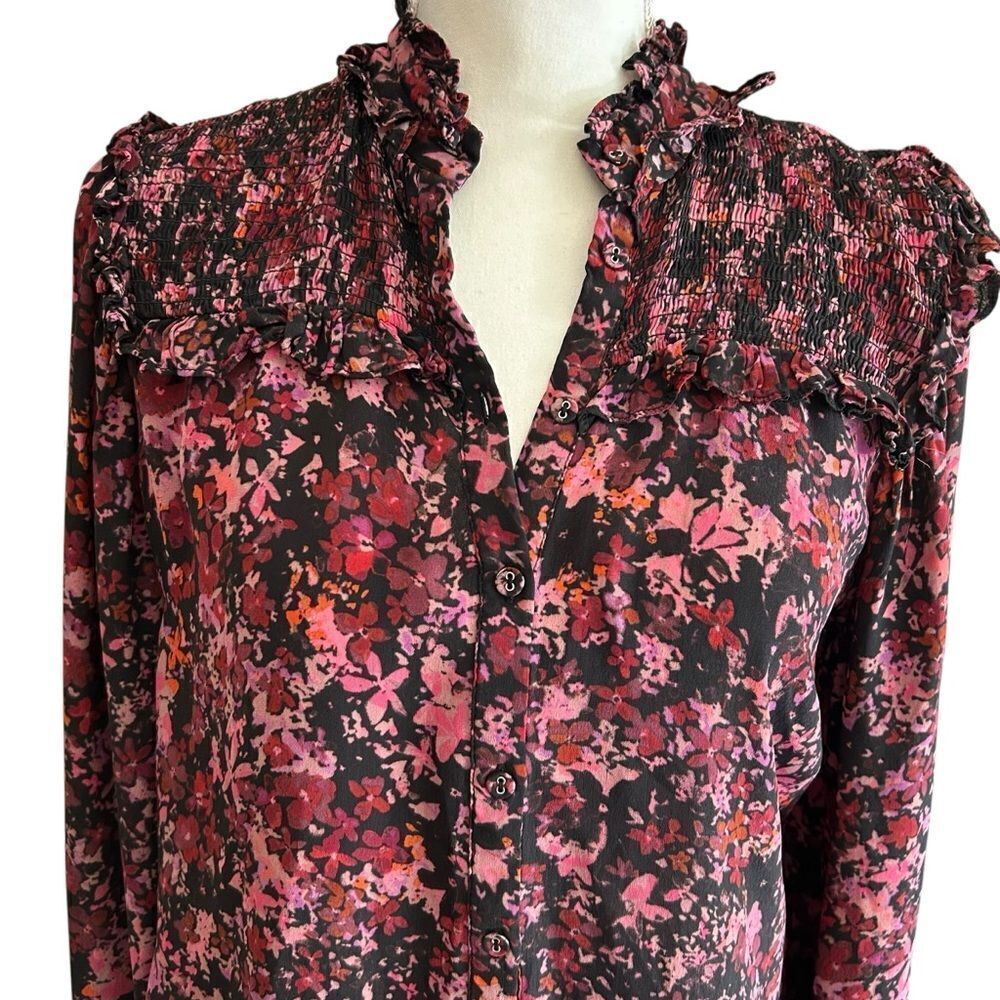 GILNER FARRAR Riley Ruffle Top Size Large - Picture 6 of 9